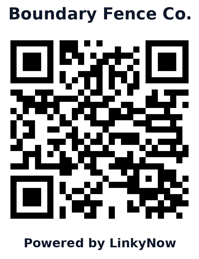 Código QR de Boundary Fence Co.