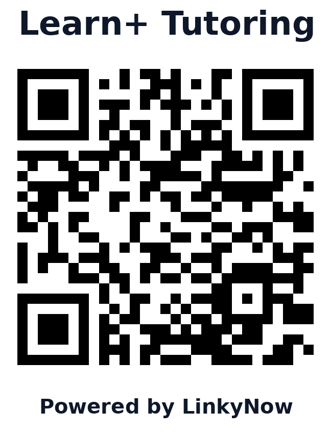Código QR de Learn+ Tutoring