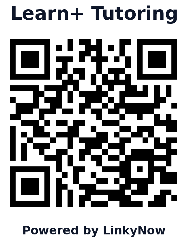 Código QR de Learn+ Tutoring